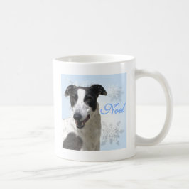 Greyhound Black & White Weihnachten2 Tasse