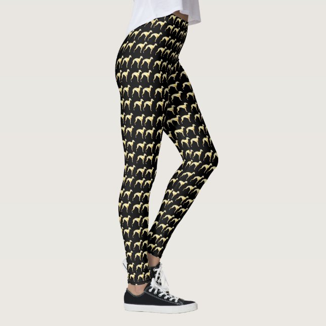 Greyhound Bling Leggings (Rechts)