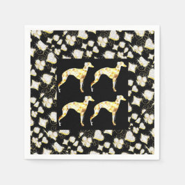 GREYHOUND BLING SERVIETTE