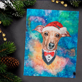 Greyhound Breed Dog Weihnachten Puzzle