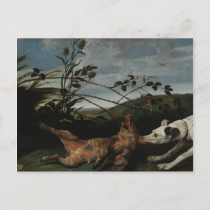 Greyhound Catching a Wild Boar von Frans Snyders Postkarte