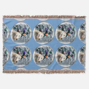 Greyhound Christmas Decke