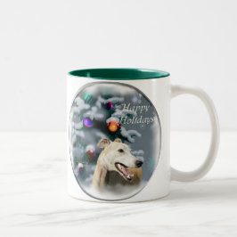 Greyhound Christmas Geschenke Zweifarbige Tasse