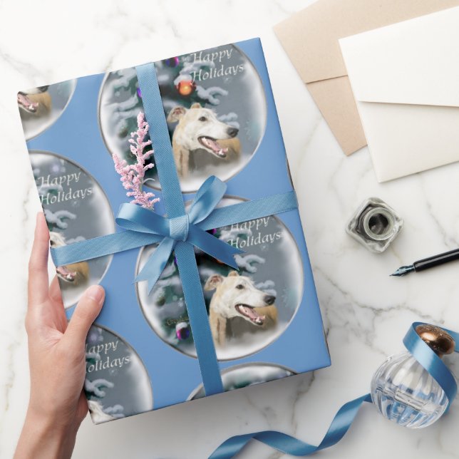 Greyhound Christmas Geschenkpapier (Schenken)
