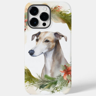 Greyhound Christmas Wreath Festive Pup Case-Mate iPhone 14 Pro Max Hülle