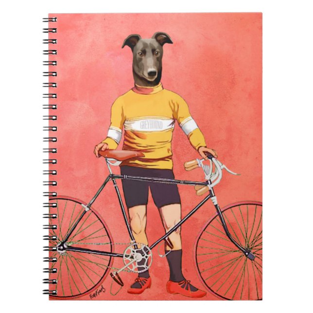 Greyhound Cyclin 2 Notizblock (Vorderseite)