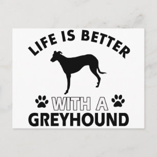 Greyhound Designs Postkarte