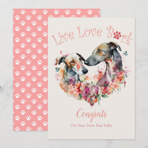 Greyhound Dog Adoption, Gotcha Tag Karte