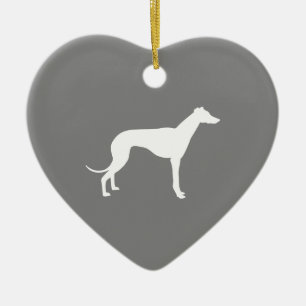 Greyhound Dog Keramikornament