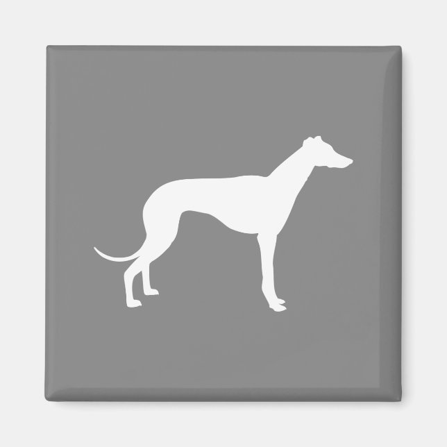 Greyhound Dog Magnet (Vorne)
