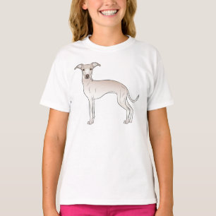 Greyhound Dog Niedlich Cartoon Dog T-Shirt