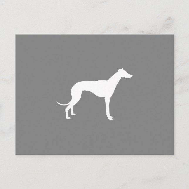 Greyhound Dog Postkarte (Vorderseite)