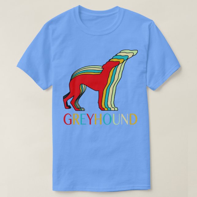 Greyhound Dog T-Shirt (Design vorne)