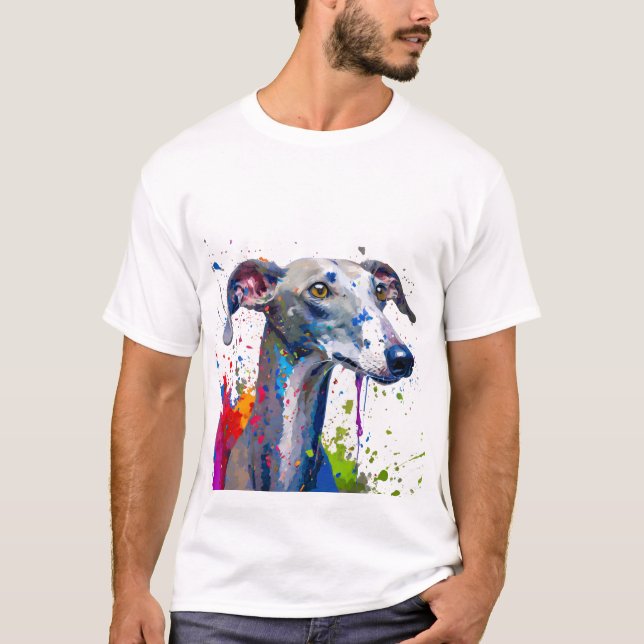 Greyhound Dog T-Shirt (Vorderseite)