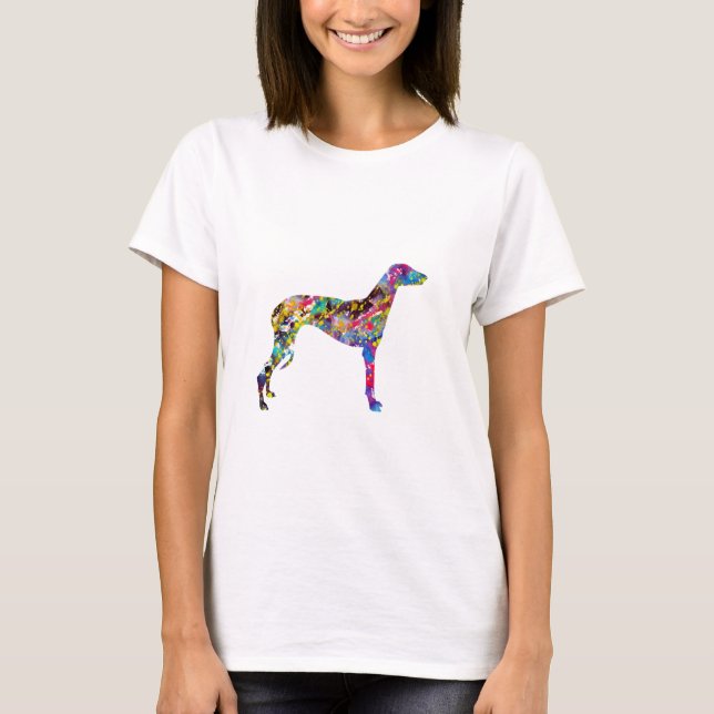 Greyhound Dog T-Shirt (Vorderseite)