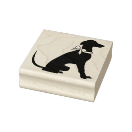Greyhound Doppy Puppy Gummistempel