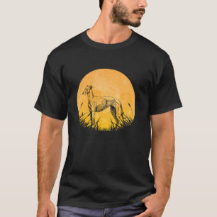 Greyhound Easy Halloween Outfit Dog Moon Costu T-Shirt