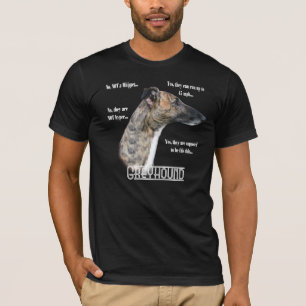 Greyhound FAQ Dunkler T - Shirt