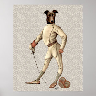 Greyhound Fencer bei Cream Full Poster