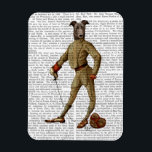 Greyhound Fencer Dark Full 2 Magnet<br><div class="desc">Unterhaltung und Freizeit</div>