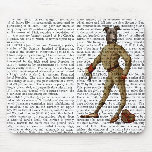 Greyhound Fencer Dark Full 2 Mousepad (Vorne)