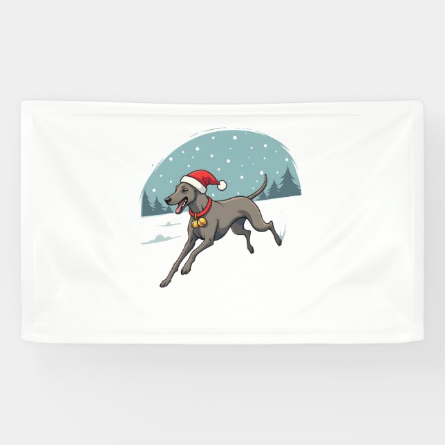Greyhound Festive Sprint Banner (Horizontal)