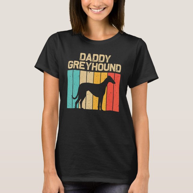 Greyhound für Männer Vater Italienischer Windhund  T-Shirt (Vorderseite)