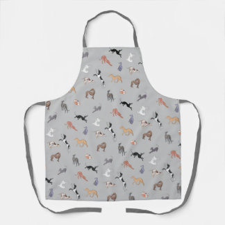 Greyhound Gray Schürze