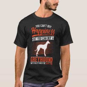 Greyhound Happy Galgo Espanol Windhund T-Shirt