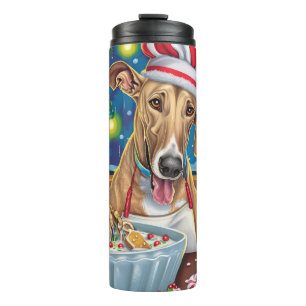 Greyhound Holiday Backen: Festive Weihnachten Thermosbecher