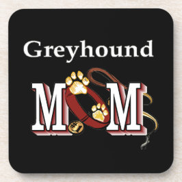 Greyhound Hund Mama Geschenke Getränkeuntersetzer