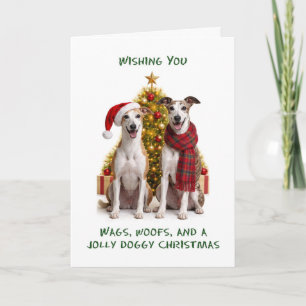 Greyhound-Hunde Weihnachten
