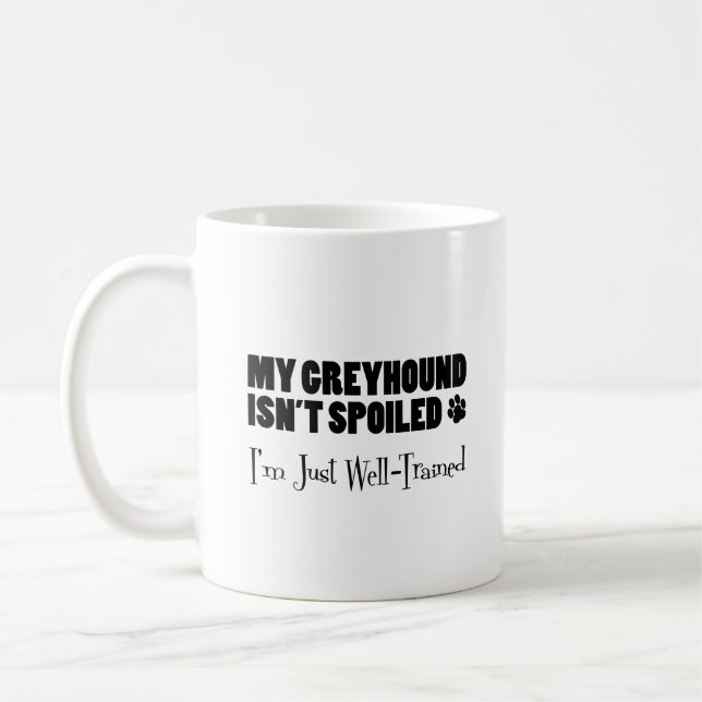 Greyhound ist nicht verwundet, ich bin nur gut aus kaffeetasse (Links)
