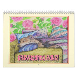 Greyhound-Kalender - Mauerkalender für Hundeliebha Kalender