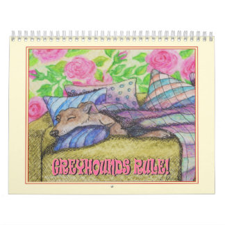 Greyhound-Kalender - Mauerkalender für Hundeliebha Kalender