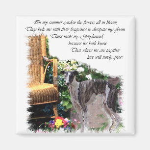 Greyhound Liebhaber Kunst Geschenke Magnet