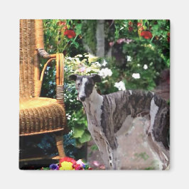 Greyhound Liebhaber Kunst Geschenke Magnet