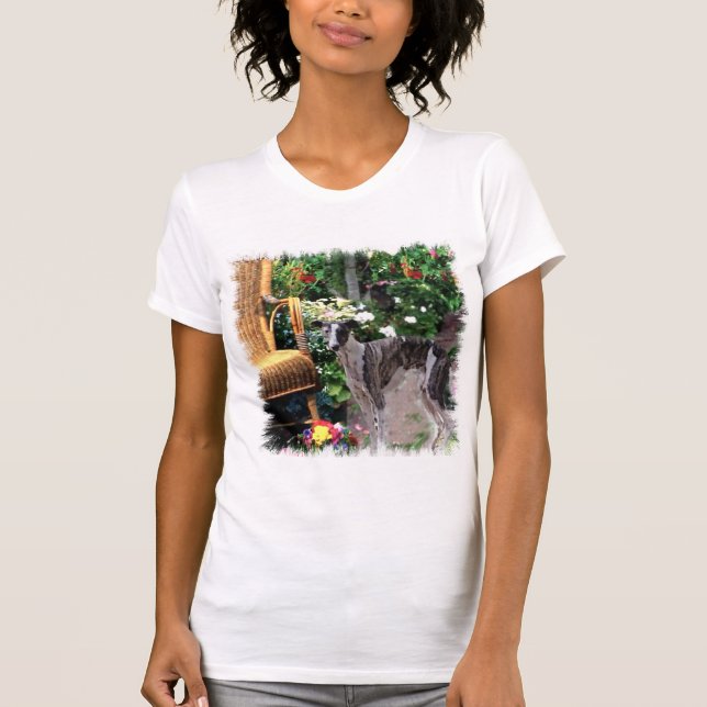 Greyhound Liebhaber Kunst Geschenke T-Shirt (Vorderseite)