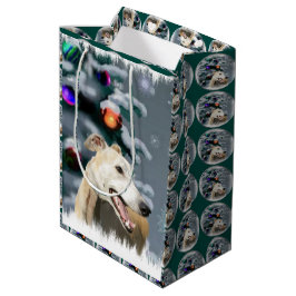 Greyhound Liebhaber Weihnachten Mittlere Geschenktüte