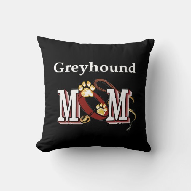 Greyhound-Mama Kissen (Vorderseite)