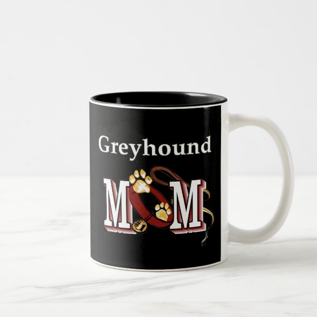 Greyhound Mama Tasse (Rechts)