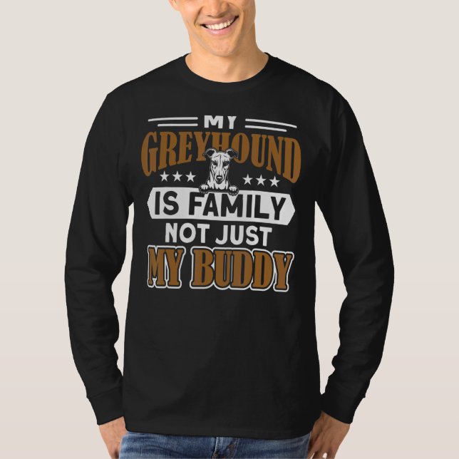 Greyhound mein Windhund ist ein Windhund T-Shirt (Vorderseite)