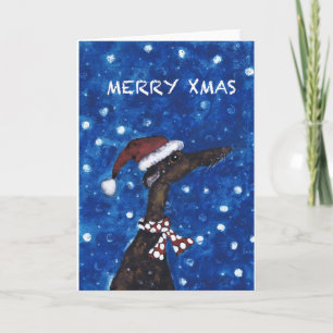 GREYHOUND MERRY XMAS FEIERTAGSKARTE