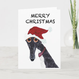 GREYHOUND MERRY XMAS KARTE