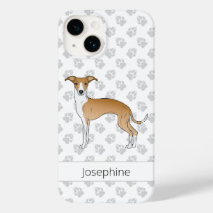 Greyhound mit Individuelle Name Case-Mate iPhone 14 Hülle