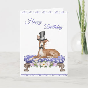 Greyhound mit Monocle Karte