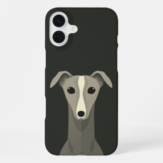 Greyhound Niedlich Whippet Dog iPhone 16 Plus Hülle