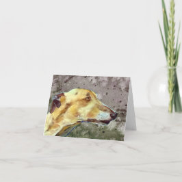 Greyhound Note Card (a39) Karte
