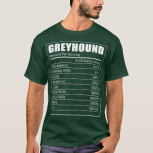 Greyhound Owner Puppy Dog Lover Greyhound Facts  T-Shirt