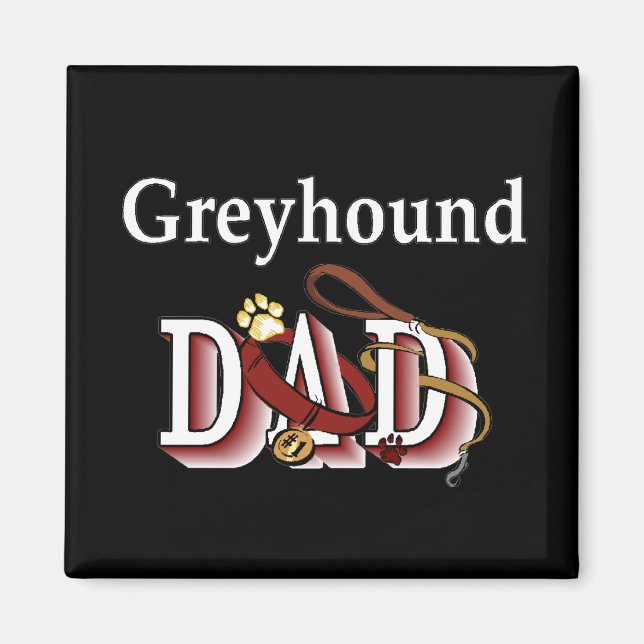 Greyhound Papa Magnet (Vorne)